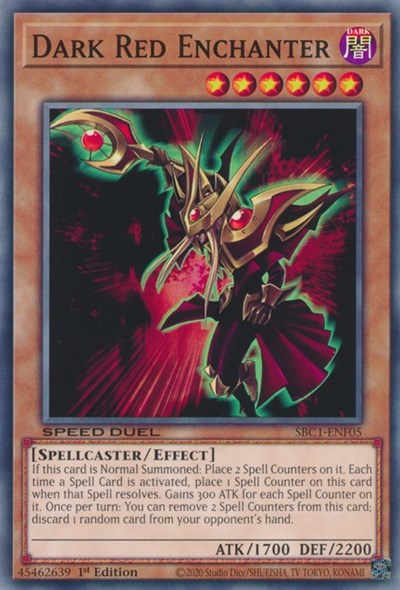 Dark Red Enchanter (SBC1-ENF05) [Speed Duel: Streets of Battle City]