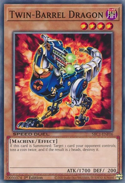 Twin-Barrel Dragon (SBC1-ENF06) [Speed Duel: Streets of Battle City]