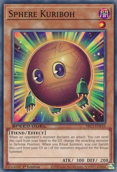 Sphere Kuriboh (SBC1-ENF10) [Speed Duel: Streets of Battle City]