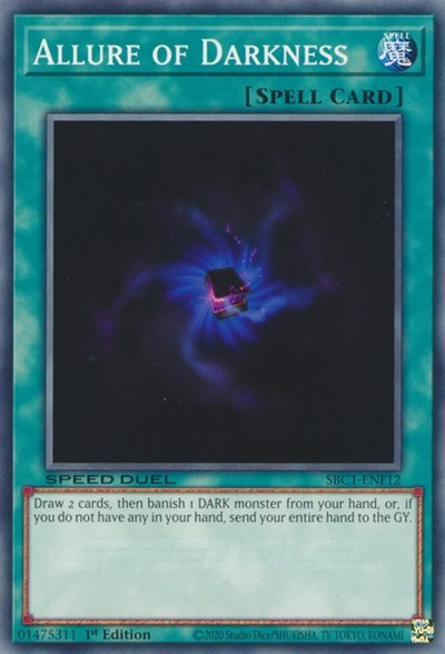 Allure of Darkness (SBC1-ENF12) [Speed Duel: Streets of Battle City]