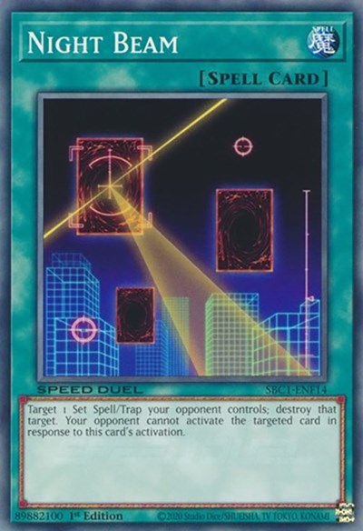 Night Beam (SBC1-ENF14) [Speed Duel: Streets of Battle City]