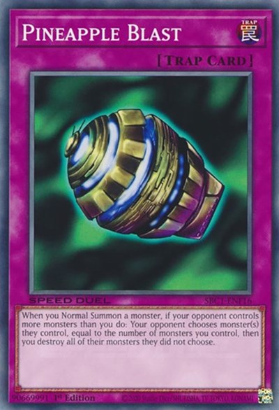 Pineapple Blast (SBC1-ENF16) [Speed Duel: Streets of Battle City]