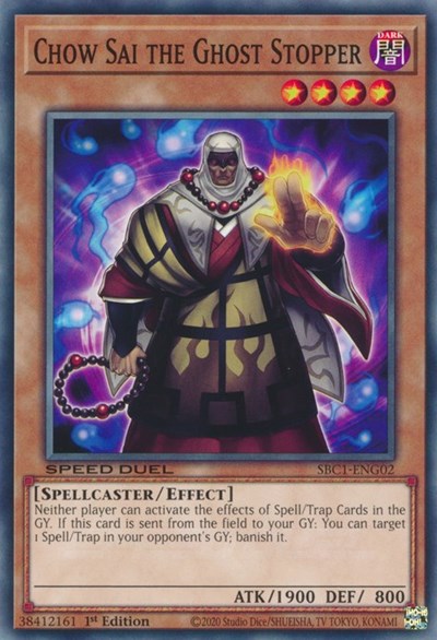 Chow Sai the Ghost Stopper (SBC1-ENG02) [Speed Duel: Streets of Battle City]