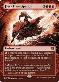 Fiery Emancipation (42) [Wilds of Eldraine: Enchanting Tales]