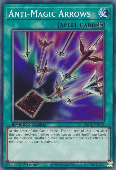 Anti-Magic Arrows (SBC1-ENG11) [Speed Duel: Streets of Battle City]