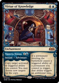 Virtue of Knowledge (Showcase) (279) [Wilds of Eldraine]