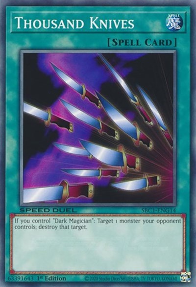 Thousand Knives (SBC1-ENG14) [Speed Duel: Streets of Battle City]