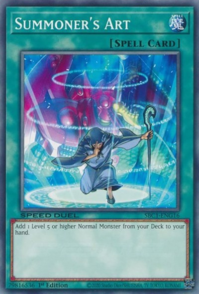 Summoner's Art (SBC1-ENG16) [Speed Duel: Streets of Battle City]