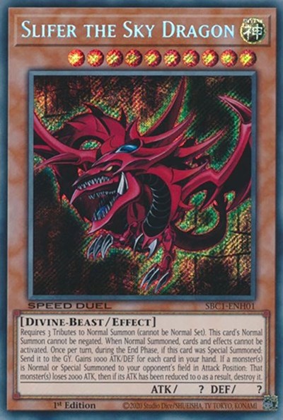Slifer the Sky Dragon (SBC1-ENH01) [Speed Duel: Streets of Battle City]