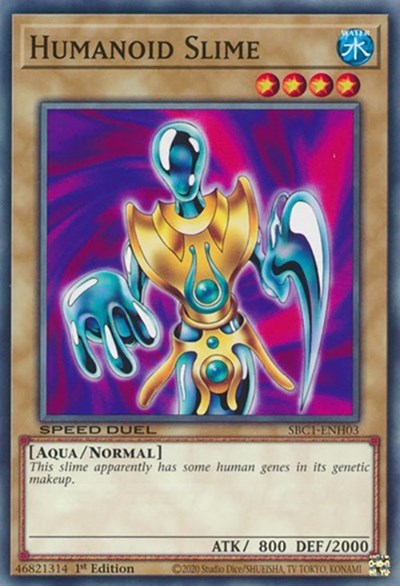 Humanoid Slime (SBC1-ENH03) [Speed Duel: Streets of Battle City]