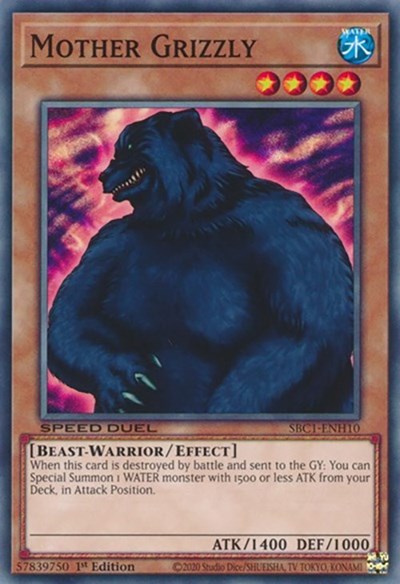 Mother Grizzly (SBC1-ENH10) [Speed Duel: Streets of Battle City]