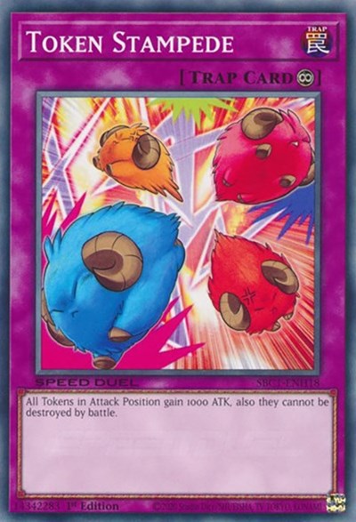 Token Stampede (SBC1-ENH18) [Speed Duel: Streets of Battle City]