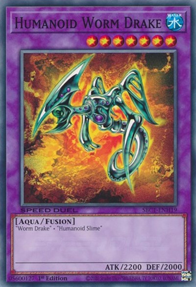 Humanoid Worm Drake (SBC1-ENH19) [Speed Duel: Streets of Battle City]