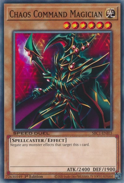 Chaos Command Magician (SBC1-ENI03) [Speed Duel: Streets of Battle City]