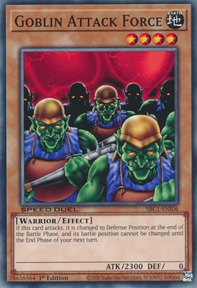 Goblin Attack Force (SBC1-ENI06) [Speed Duel: Streets of Battle City]
