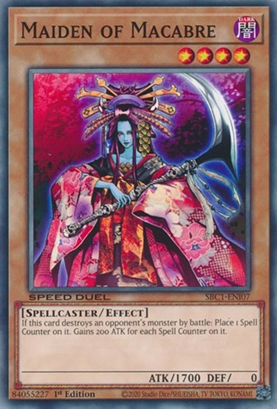 Maiden of Macabre (SBC1-ENI07) [Speed Duel: Streets of Battle City]