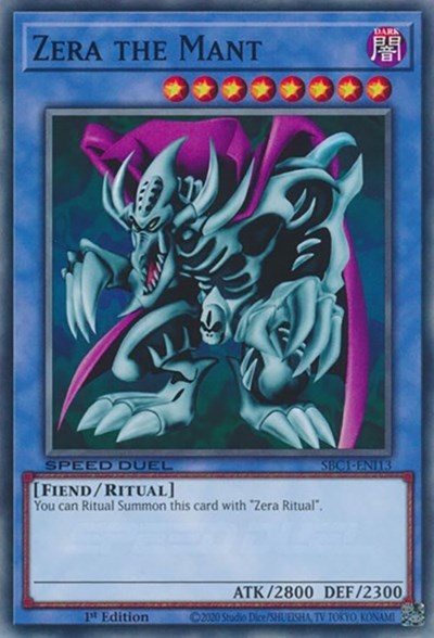 Zera the Mant (SBC1-ENI13) [Speed Duel: Streets of Battle City]