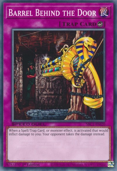 Barrel Behind the Door (SBC1-ENI20) [Speed Duel: Streets of Battle City]