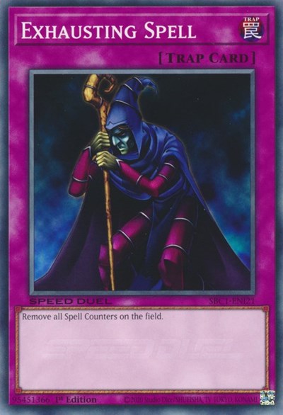 Exhausting Spell (SBC1-ENI21) [Speed Duel: Streets of Battle City]