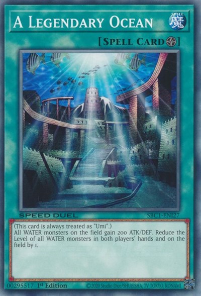 A Legendary Ocean (SBC1-ENI27) [Speed Duel: Streets of Battle City]