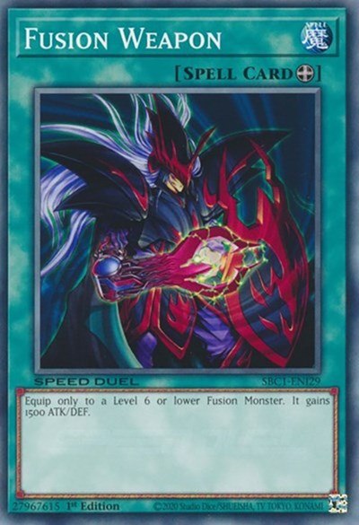 Fusion Weapon (SBC1-ENI29) [Speed Duel: Streets of Battle City]