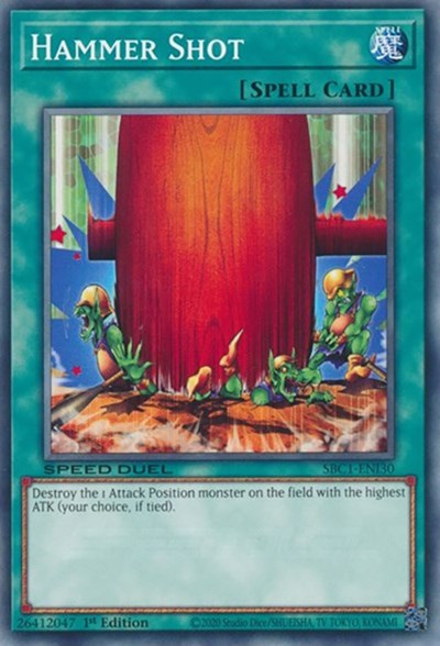 Hammer Shot (SBC1-ENI30) [Speed Duel: Streets of Battle City]