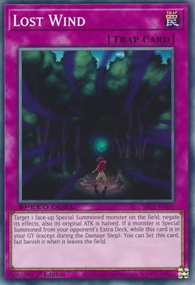 Lost Wind (SBC1-ENI31) [Speed Duel: Streets of Battle City]