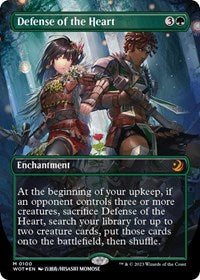 Defense of the Heart (Anime Borderless) (Confetti Foil) (100) [Wilds of Eldraine: Enchanting Tales]