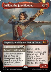 Kellan, the Fae-Blooded (Borderless) (298) [Wilds of Eldraine]