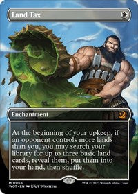 Land Tax (Anime Borderless) (66) [Wilds of Eldraine: Enchanting Tales]