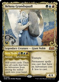 Beluna Grandsquall (Showcase) (285) [Wilds of Eldraine]