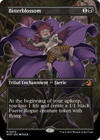 Bitterblossom (Anime Borderless) (72) [Wilds of Eldraine: Enchanting Tales]