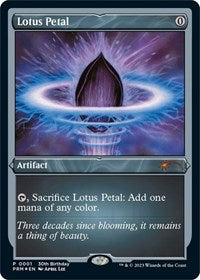 Lotus Petal (Foil Etched) (1) [Unique and Miscellaneous Promos]