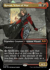 Rowan, Scion of War (Borderless) (300) [Wilds of Eldraine]