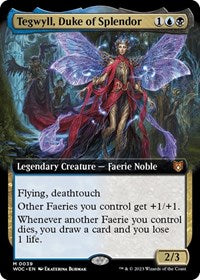 Tegwyll, Duke of Splendor (Extended Art) (39) [Commander: Wilds of Eldraine]