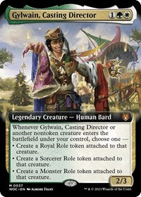 Gylwain, Casting Director (Extended Art) (37) [Commander: Wilds of Eldraine]