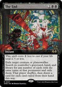 The End (Extended Art) (337) [Wilds of Eldraine]