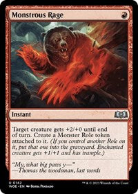 Monstrous Rage (142) [Wilds of Eldraine]