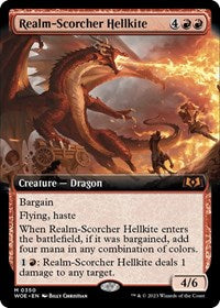 Realm-Scorcher Hellkite (Extended Art) (350) [Wilds of Eldraine]