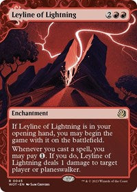 Leyline of Lightning (45) [Wilds of Eldraine: Enchanting Tales]