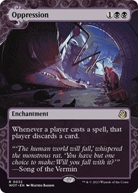 Oppression (32) [Wilds of Eldraine: Enchanting Tales]
