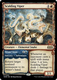 Scalding Viper (Showcase) (295) [Wilds of Eldraine]