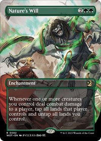 Nature's Will (Anime Borderless) (82) [Wilds of Eldraine: Enchanting Tales]