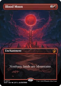 Blood Moon (Anime Borderless) (77) [Wilds of Eldraine: Enchanting Tales]