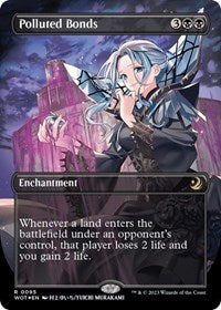 Polluted Bonds (Anime Borderless) (Confetti Foil) (95) [Wilds of Eldraine: Enchanting Tales]