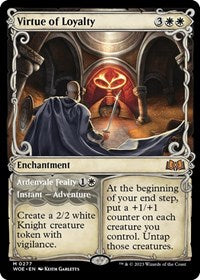 Virtue of Loyalty (Showcase) (277) [Wilds of Eldraine]