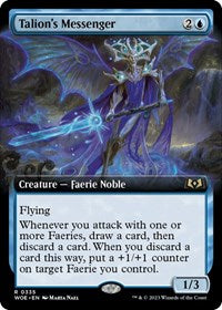 Talion's Messenger (Extended Art) (335) [Wilds of Eldraine]