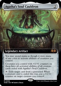 Agatha's Soul Cauldron (Extended Art) (366) [Wilds of Eldraine]