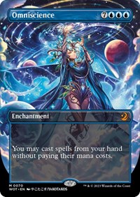 Omniscience (Anime Borderless) (70) [Wilds of Eldraine: Enchanting Tales]