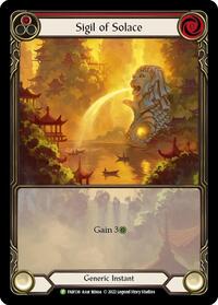 Sigil of Solace - FAB136 (FAB136) [Flesh and Blood: Promo Cards]